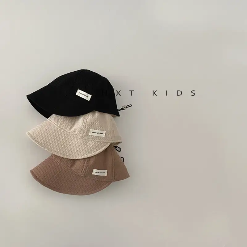 Children's White Sun Hat with Big Brim - Image 10
