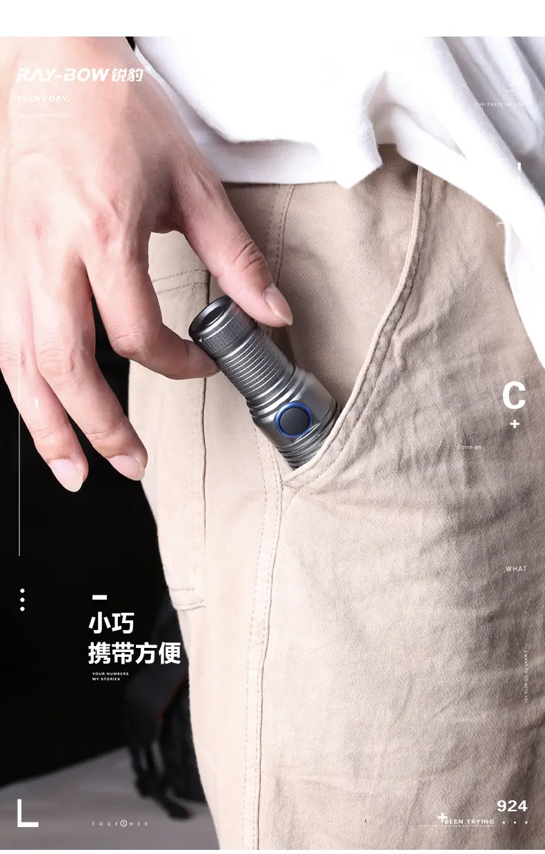 Rechargeable Mini Flashlight with Strong LED Beam β feature 10