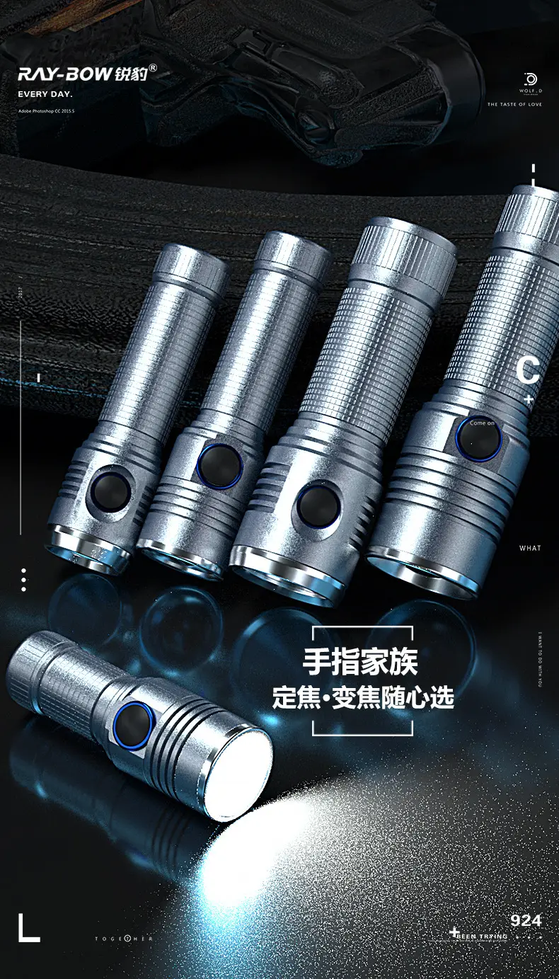 Rechargeable Mini Flashlight with Strong LED Beam β feature 3