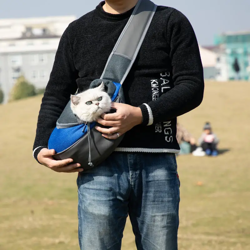 Green Crossbody Pet Backpack with Widened Strap - Image 12