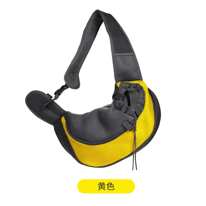 Green Crossbody Pet Backpack with Widened Strap - Image 3