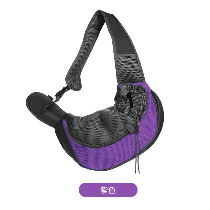 Green Crossbody Pet Backpack with Widened Strap - Image 5