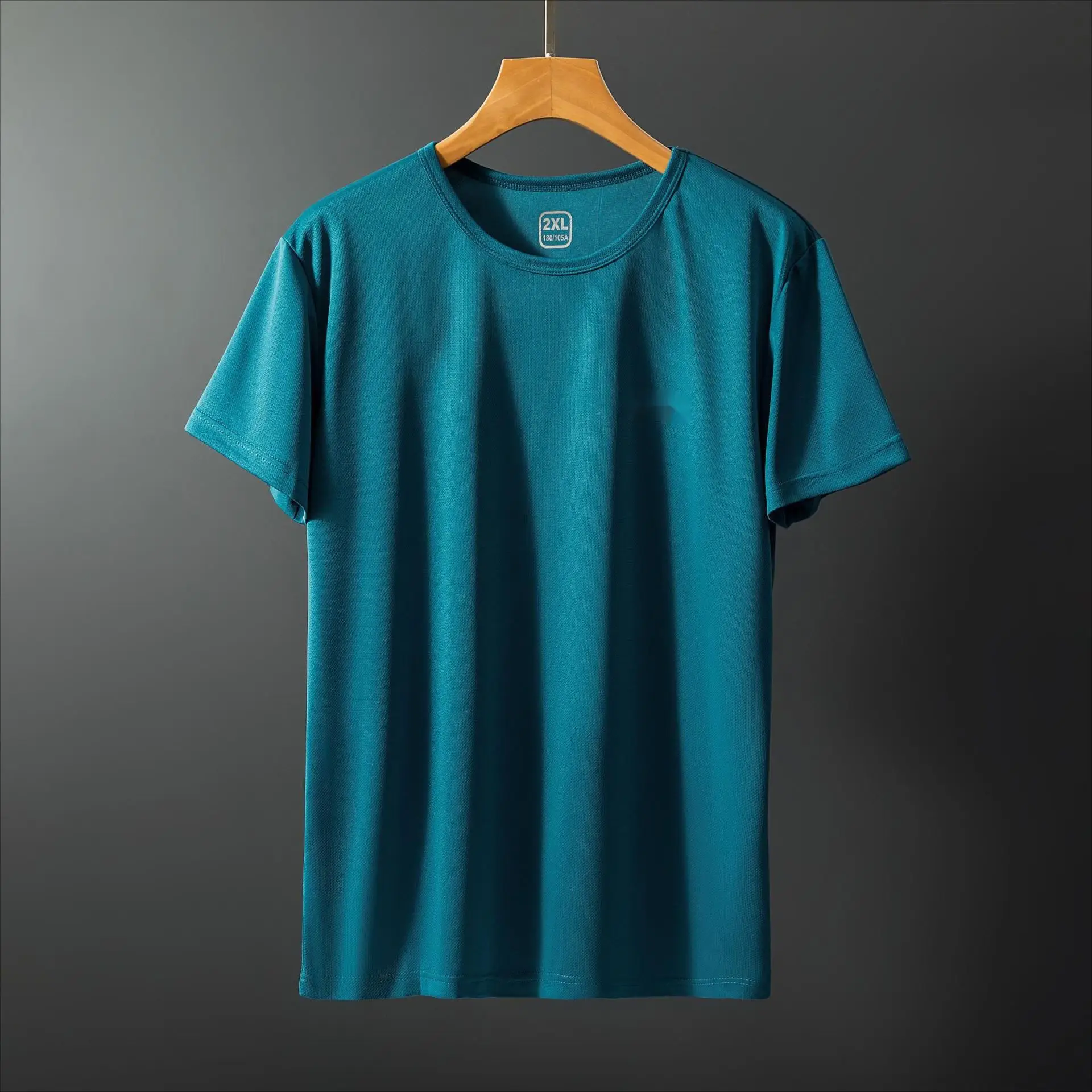 Men Blue Mesh T-Shirt Large 3 Bar - Image 11