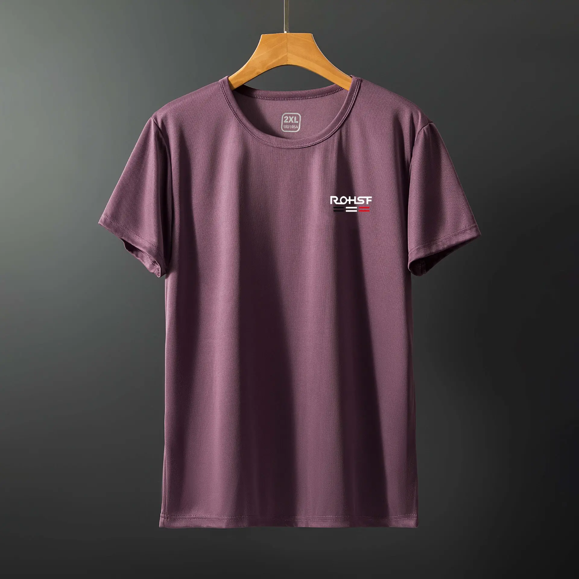 Men Blue Mesh T-Shirt Large 3 Bar - Image 2