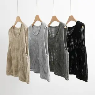 2024 Knitted Striped V-Neck Shirt Black White — feature 17