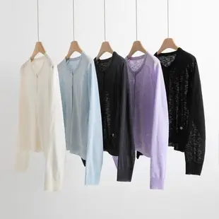 2024 Knitted Striped V-Neck Shirt Black White — feature 7
