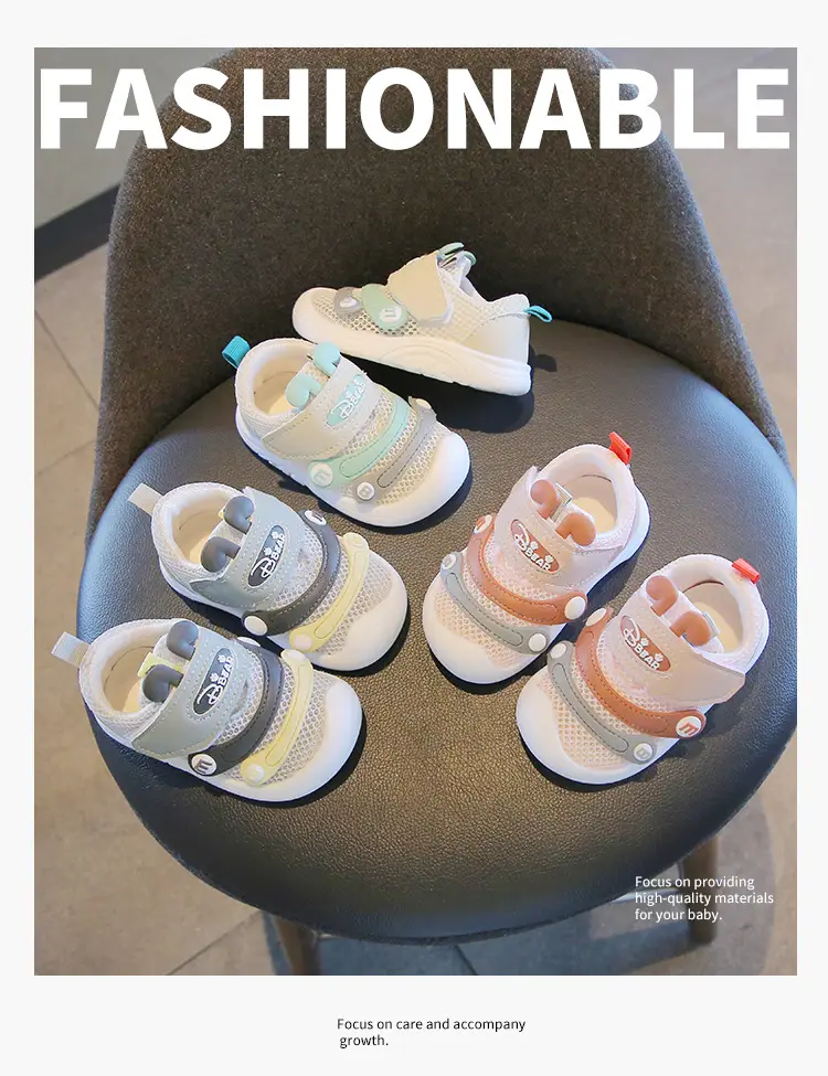 2025 New Summer Baby Toddler Shoes Non-Slip Soft Sole Breathable Mesh — feature 1