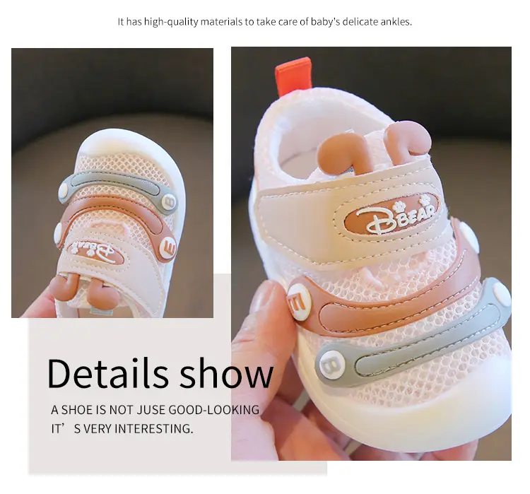 2025 New Summer Baby Toddler Shoes Non-Slip Soft Sole Breathable Mesh — feature 8