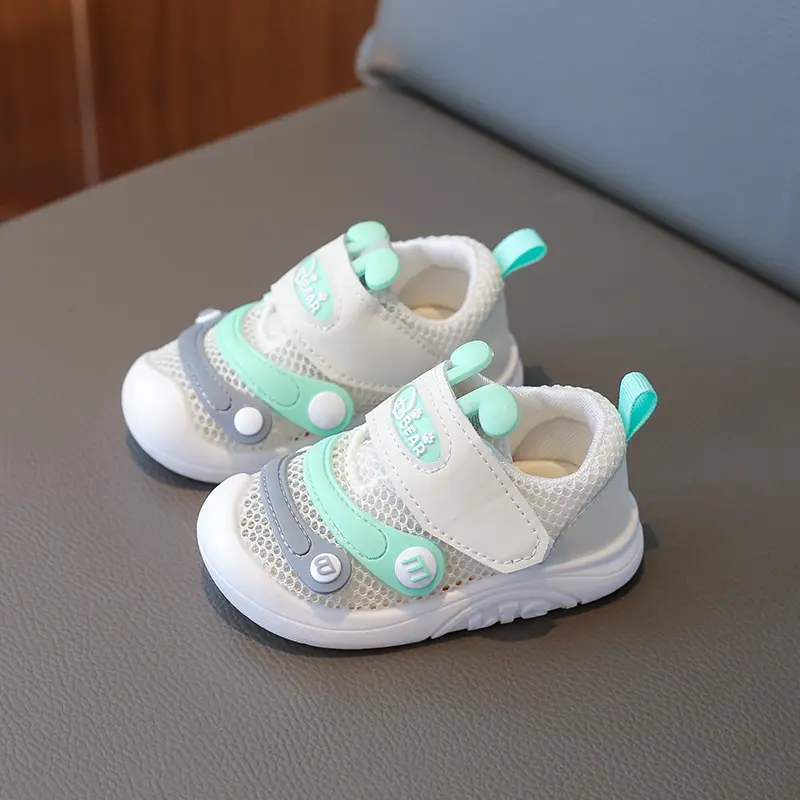2025 New Summer Baby Toddler Shoes Non-Slip Soft Sole Breathable Mesh - Image 3