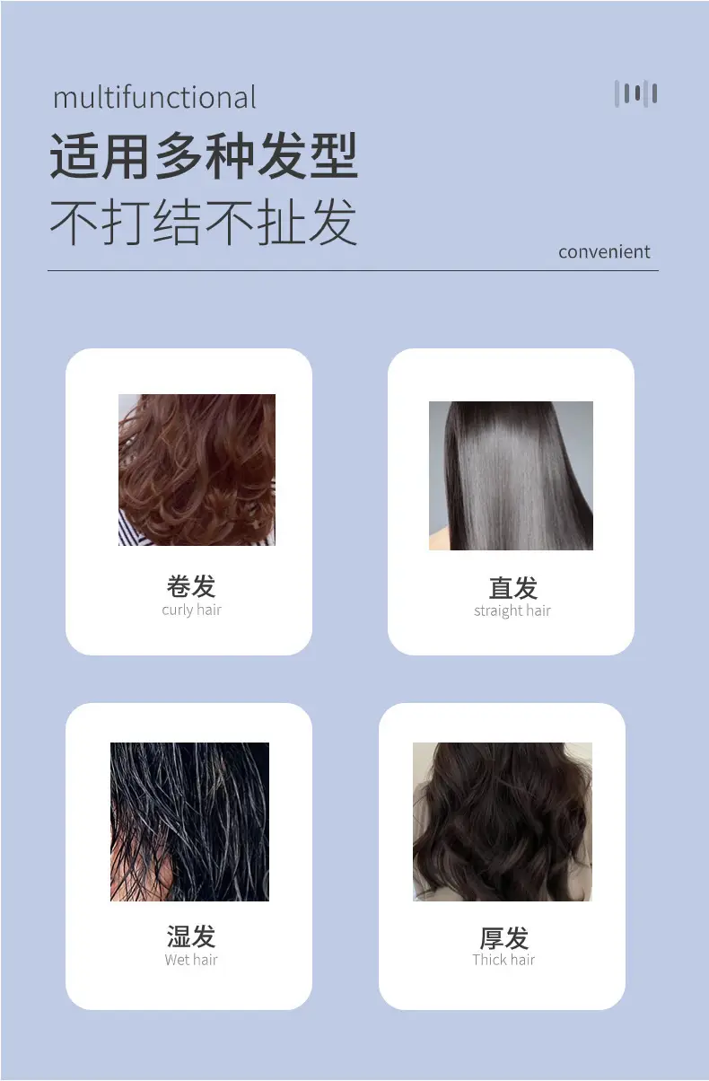 Mini Air Bag Comb for Girls Hair Care Portable Massage — feature 2