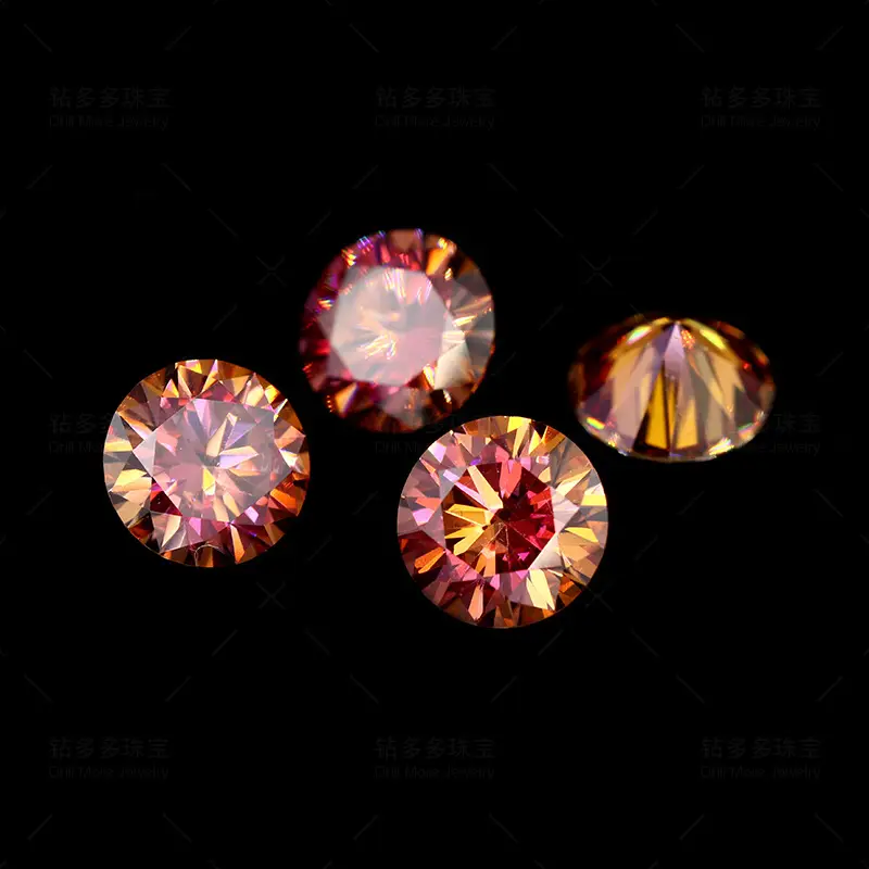 Moissanite Engagement Ring with 18K Gold Plating - Image 4