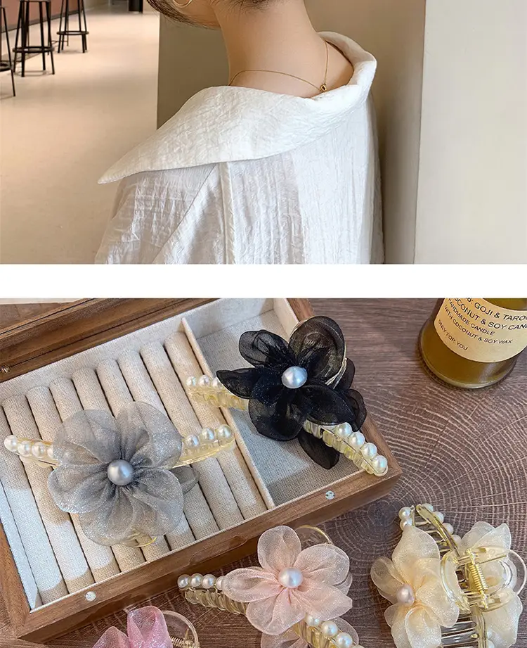 Elegant Pearl Flower Hairpin for Women — feature 6