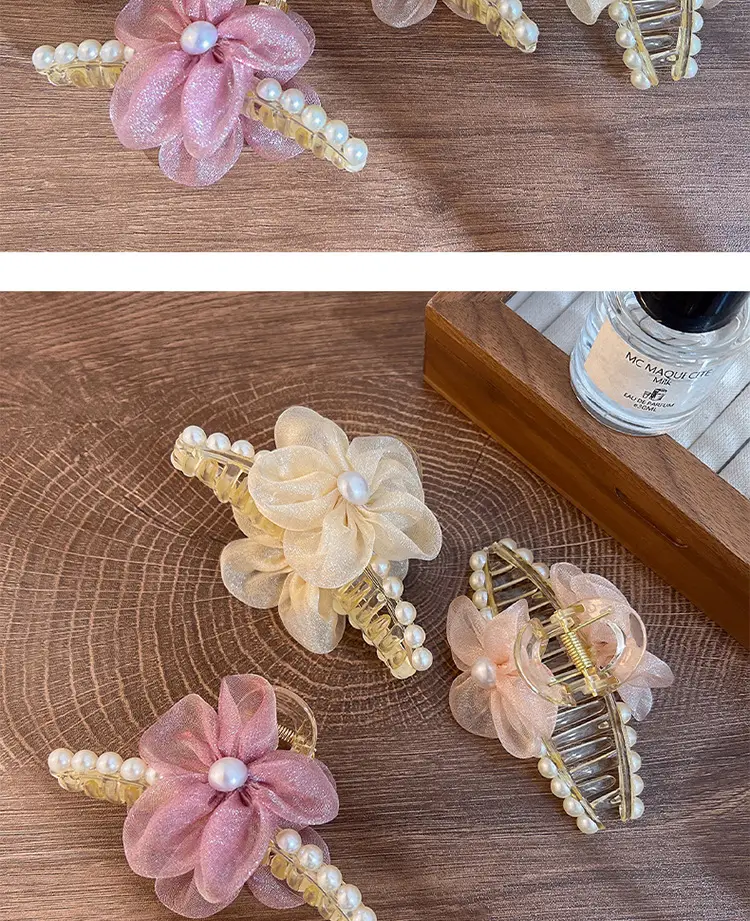 Elegant Pearl Flower Hairpin for Women — feature 7