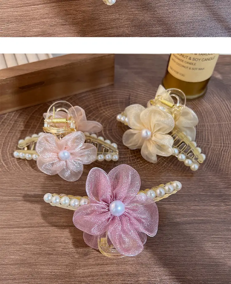 Elegant Pearl Flower Hairpin for Women — feature 8