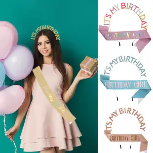 30 & fabulous30 Rose Gold Crown & Ribbon Set — feature 31