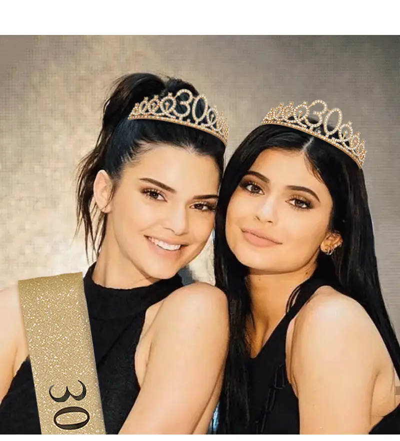 30 & fabulous30 Rose Gold Crown & Ribbon Set — feature 41