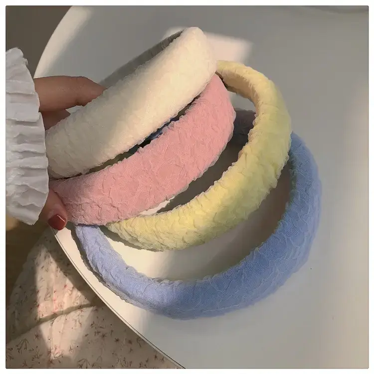 Fairy-Like Soft Headband with Lace Trim for Girls — feature 4
