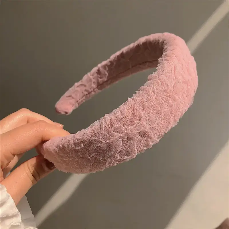 Fairy-Like Soft Headband with Lace Trim for Girls