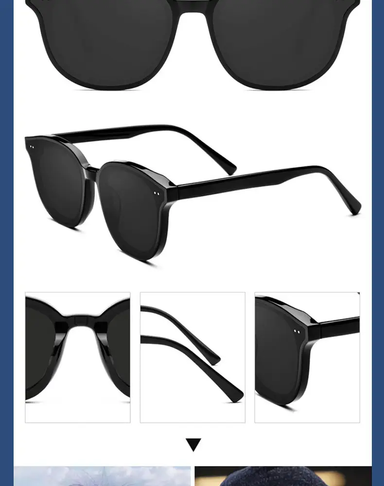 Women's Large Frame Sunglasses Summer Sun Protection — feature 19