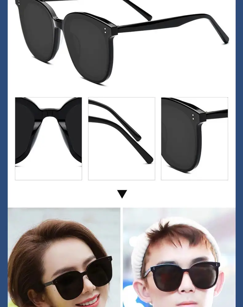 Women's Large Frame Sunglasses Summer Sun Protection — feature 6