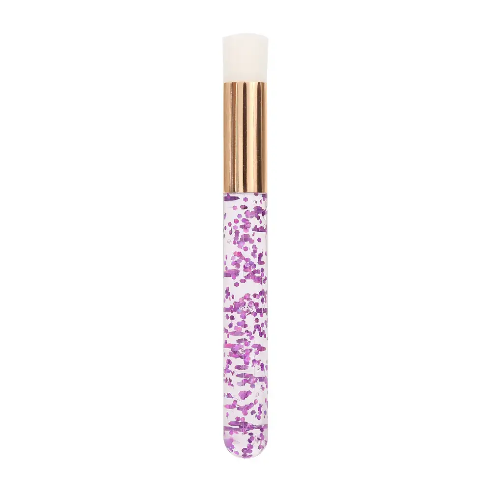 Micron Soft Hair Lip Brush with Green Leaf Print - Image 3