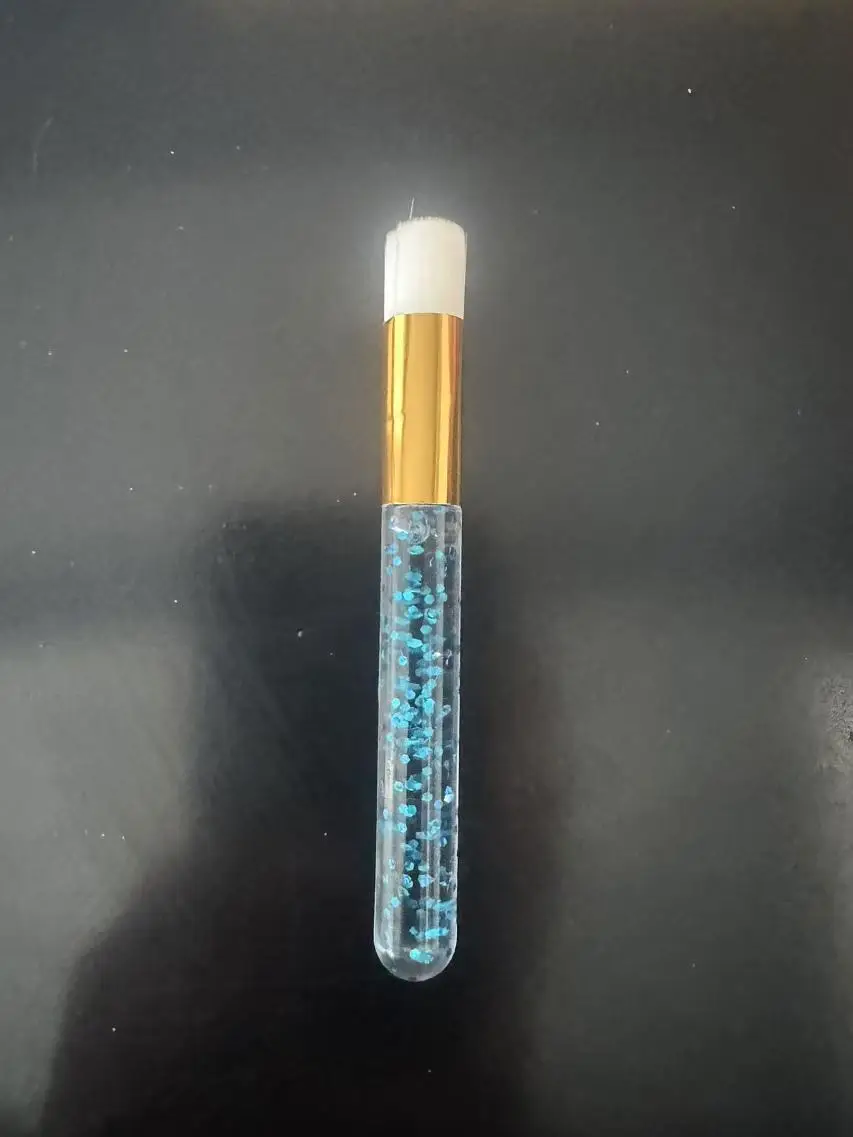 Micron Soft Hair Lip Brush with Green Leaf Print - Image 7