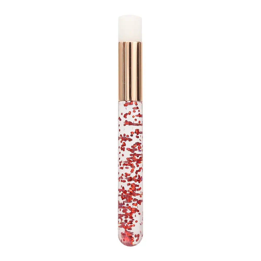Micron Soft Hair Lip Brush with Green Leaf Print - Image 8