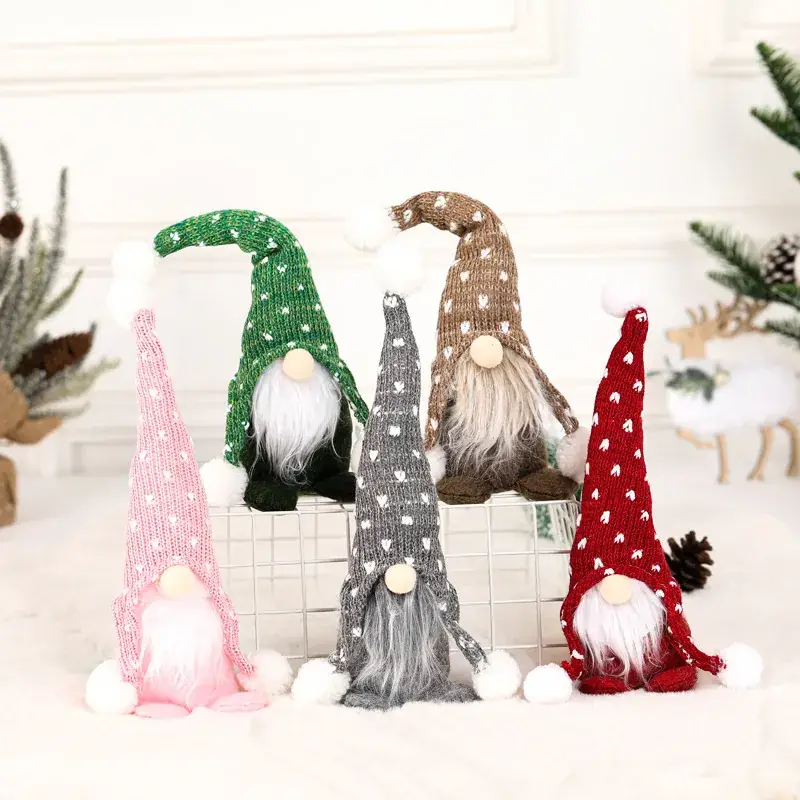 Nordic Cross-Country Beard Faceless Doll Christmas Ornament - Image 6