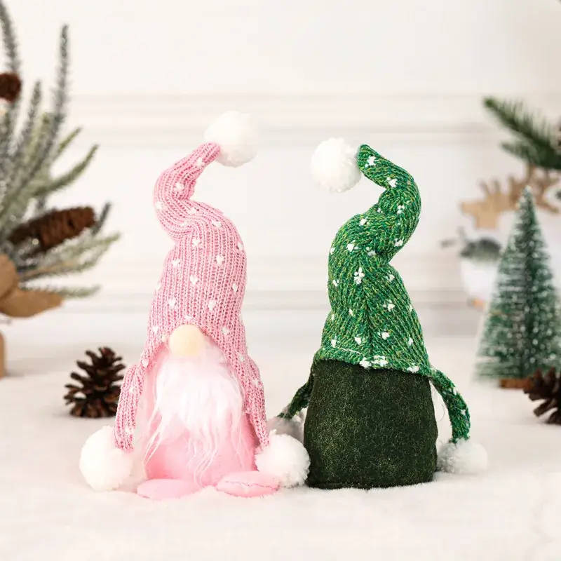 Nordic Cross-Country Beard Faceless Doll Christmas Ornament - Image 7