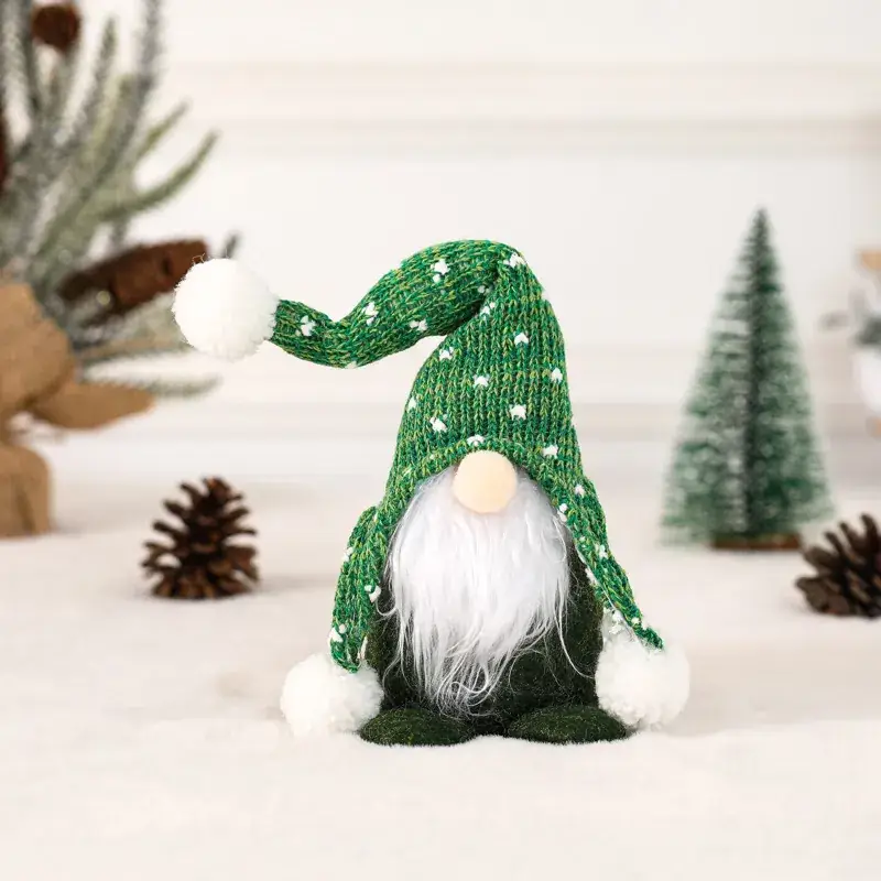 Nordic Cross-Country Beard Faceless Doll Christmas Ornament - Image 4