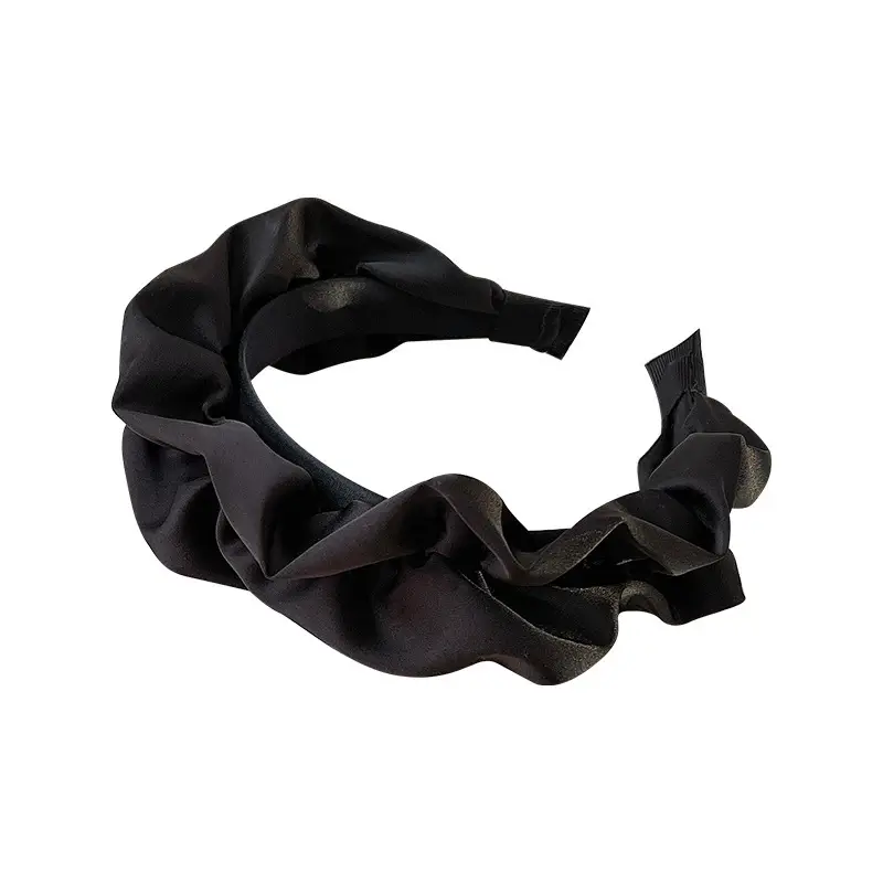 Black Silk Hair Hoop for Women All Match - Image 7