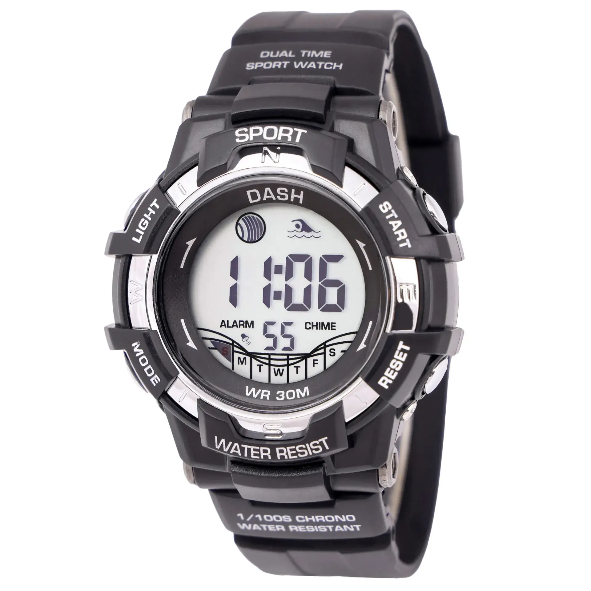 Shida 6845 Digital Watch Multi-Functional Waterproof Sports Wear - Image 2