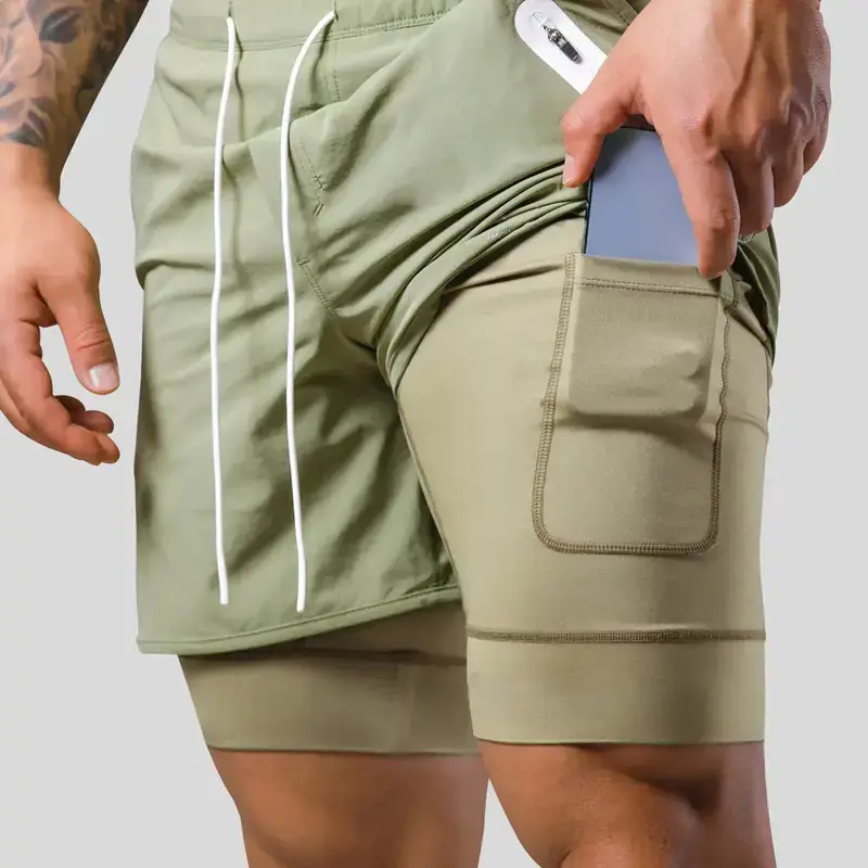 Men's Cross Border Mobile Phone Sports Shorts Sweat Wicking - Image 11