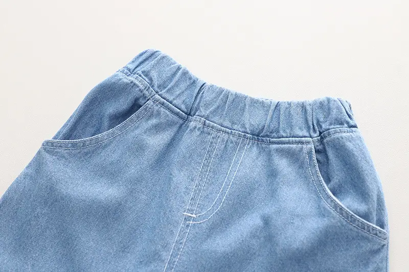 Summer Boys Yellow T-Shirt Blue Shorts Set — feature 14