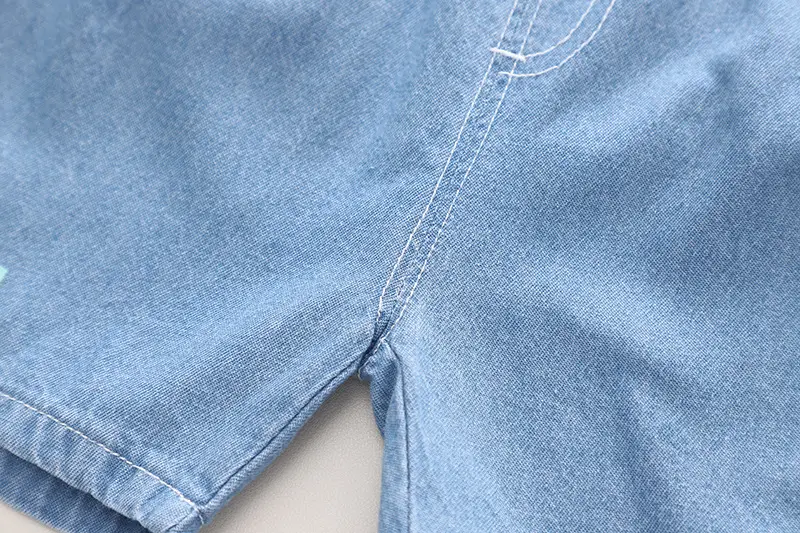 Summer Boys Yellow T-Shirt Blue Shorts Set — feature 15