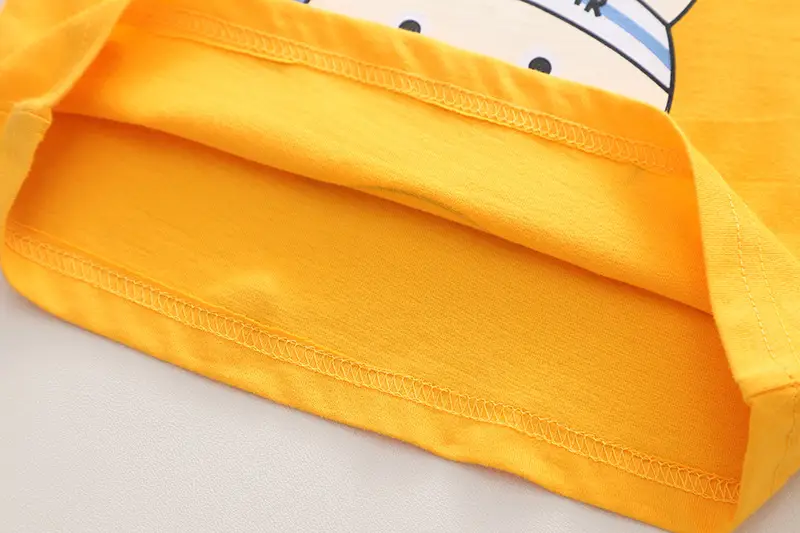 New Boys Korean Style Cartoon Suit Yellow Shorts Set — feature 11