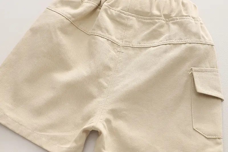 New Boys Korean Style Cartoon Suit Yellow Shorts Set — feature 16