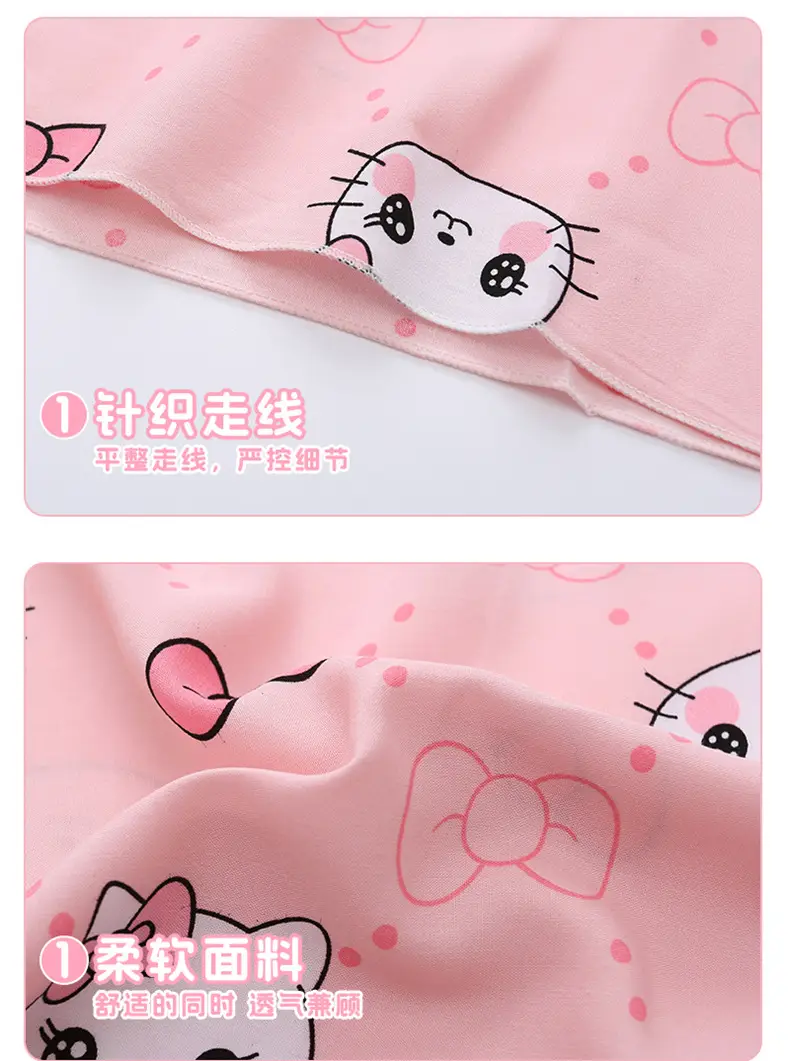 Girl's Nightdress Cotton Silk Summer Thin Children's Ice Silk Sling Pajamas Girl's Summer Dress Princess Dress Big Children's Home Dress — feature 9