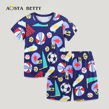 New Summer Knitted Cotton Boys T-Shirt Teal Round Neck â feature 16