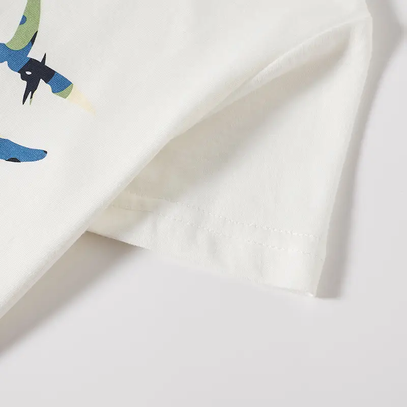 New Boys Dinosaur Expert T-Shirt Light Blue Pure Cotton - Image 4