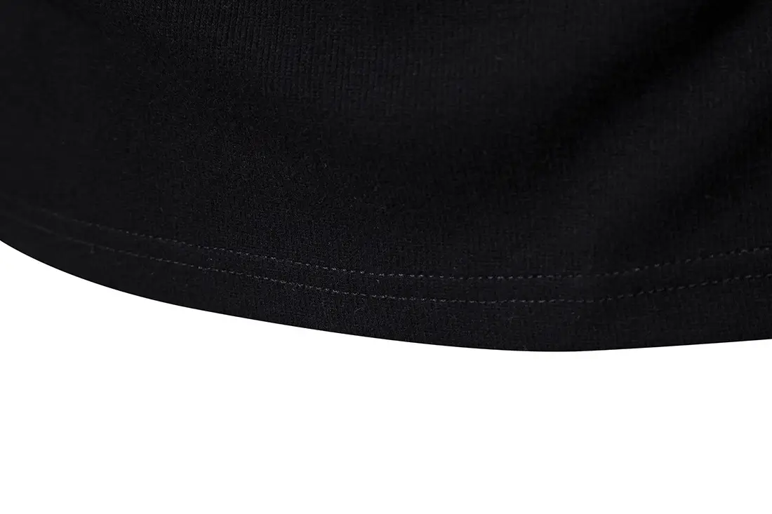 Men's Grey Polo T-Shirt with Retro Collar — feature 42