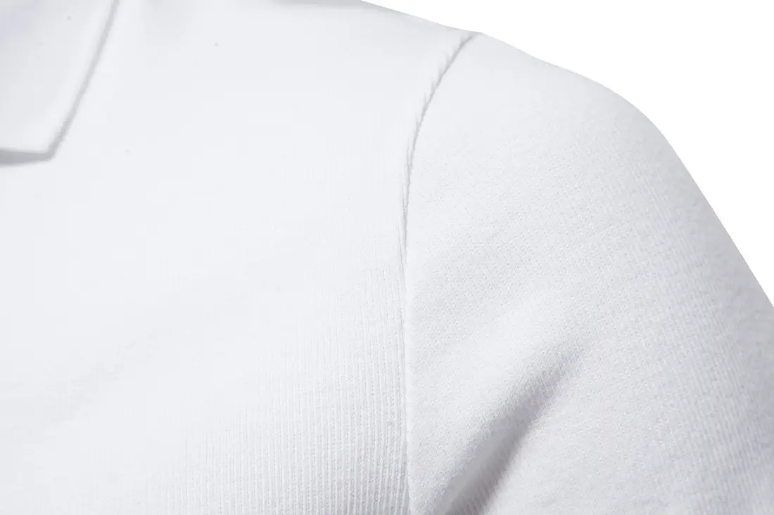 Men's Grey Polo T-Shirt with Retro Collar — feature 47