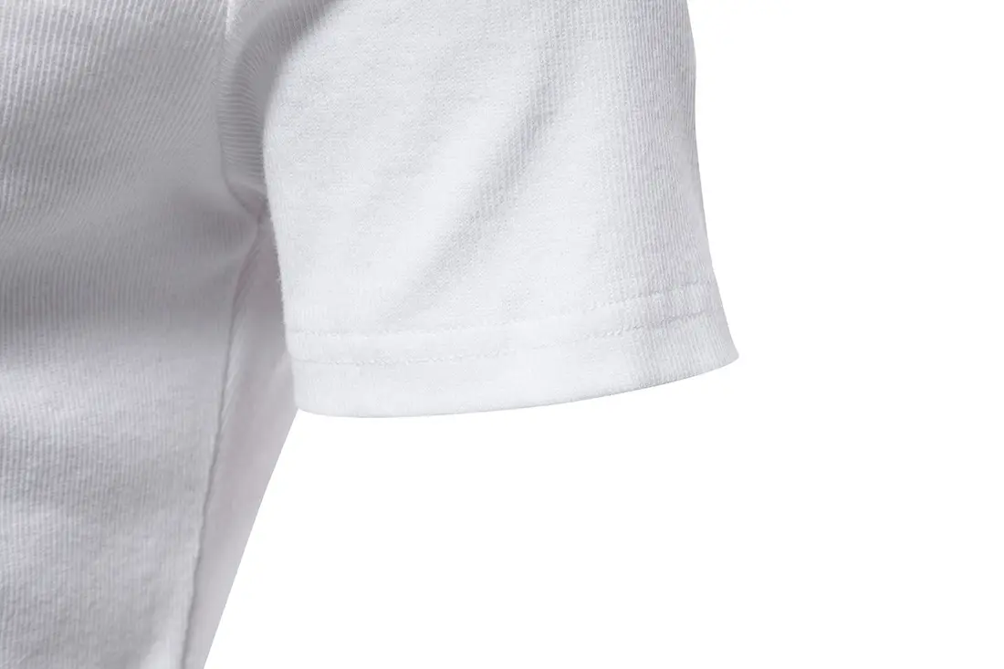 Men's Grey Polo T-Shirt with Retro Collar — feature 48