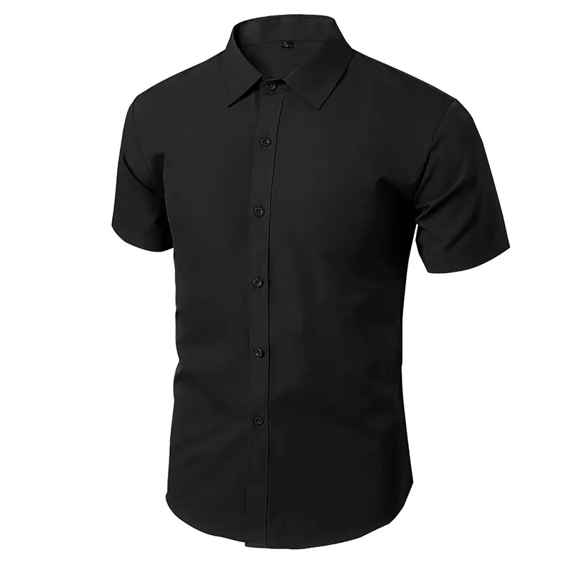 White Long-Sleeved Business Shirt for Men - Image 8