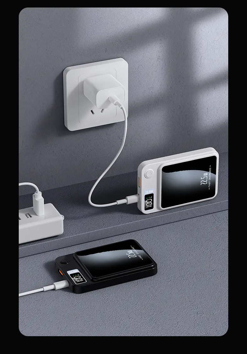 magsafe magnetic wireless charging treasure 10000mAh super fast charging 22.5W mobile power supply — feature 12
