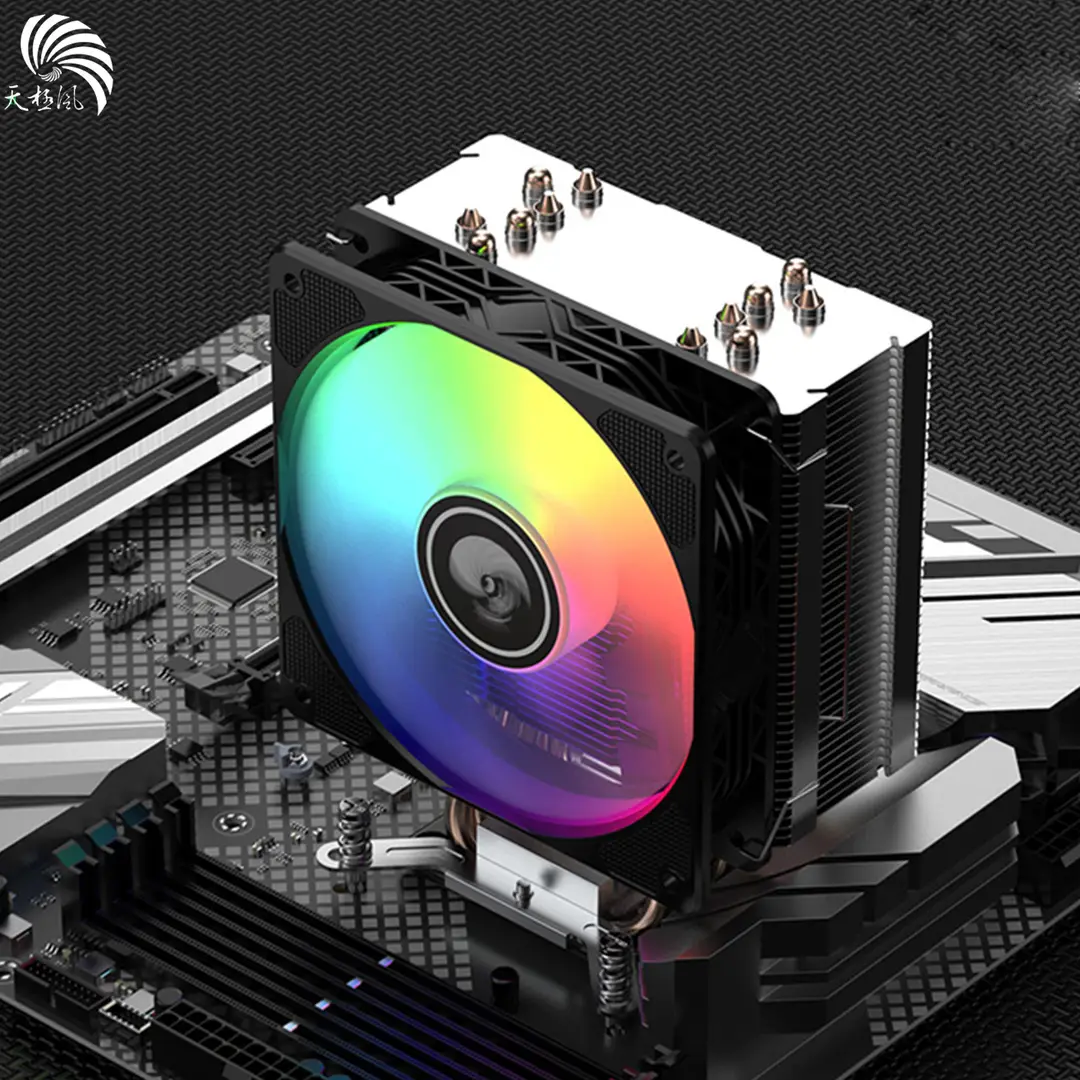 Tianji Wind Tower Type 4 Heat Pipe Cpu Radiator Inlet Lga1700 115X Amd Full Platform Silent Fan - Image 7