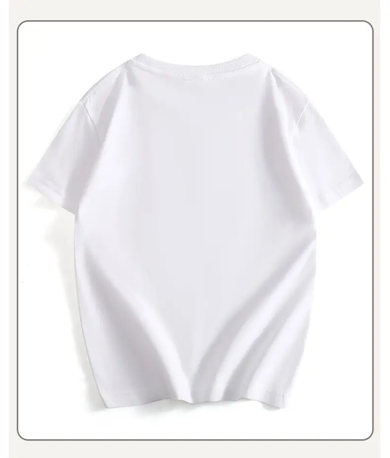 Children's Unflued T-Shirt White Boys Summer Wear — feature 33