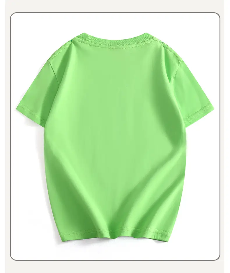 Children's Unflued T-Shirt White Boys Summer Wear — feature 43