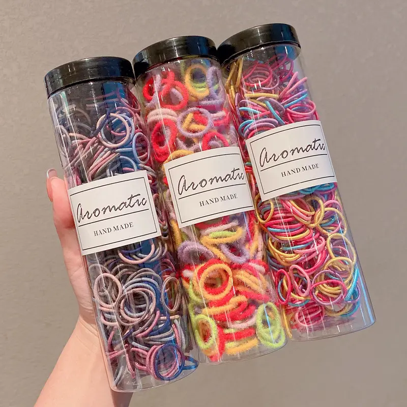 Girls Rubber Hair Rope High Elastic Rainbow — feature 5