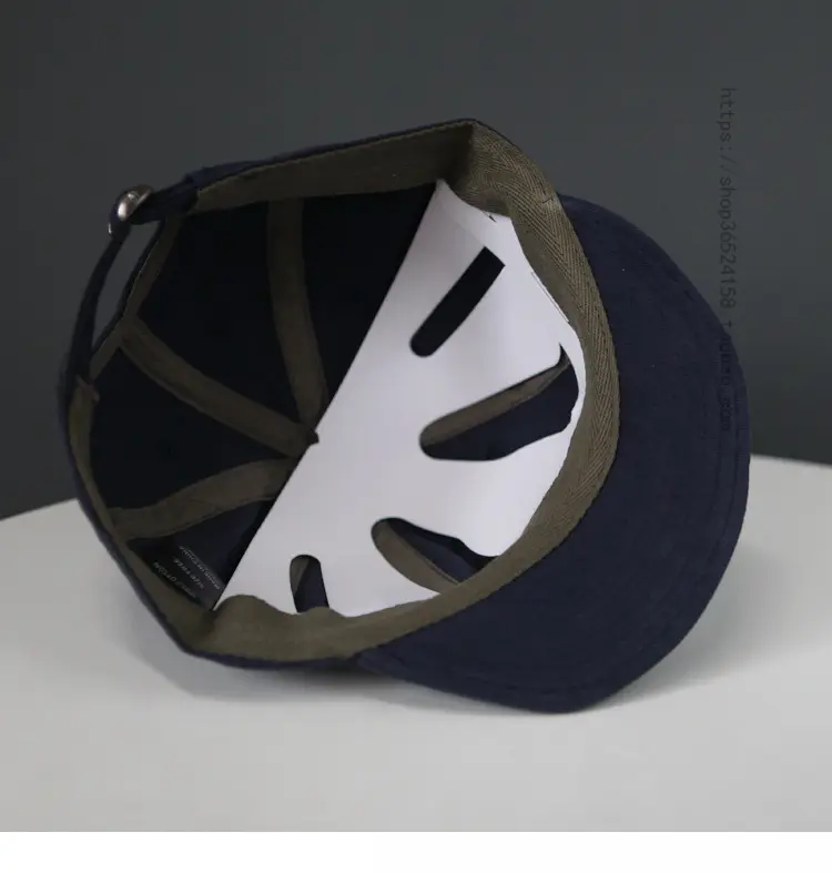 Japanese Style Patch Cap for Women Men Brown — feature 11